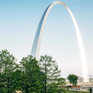Gateway Arch in St. Louis, Missouri